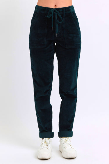Judy Blue Emerald Corduroy Cuffed Jogger